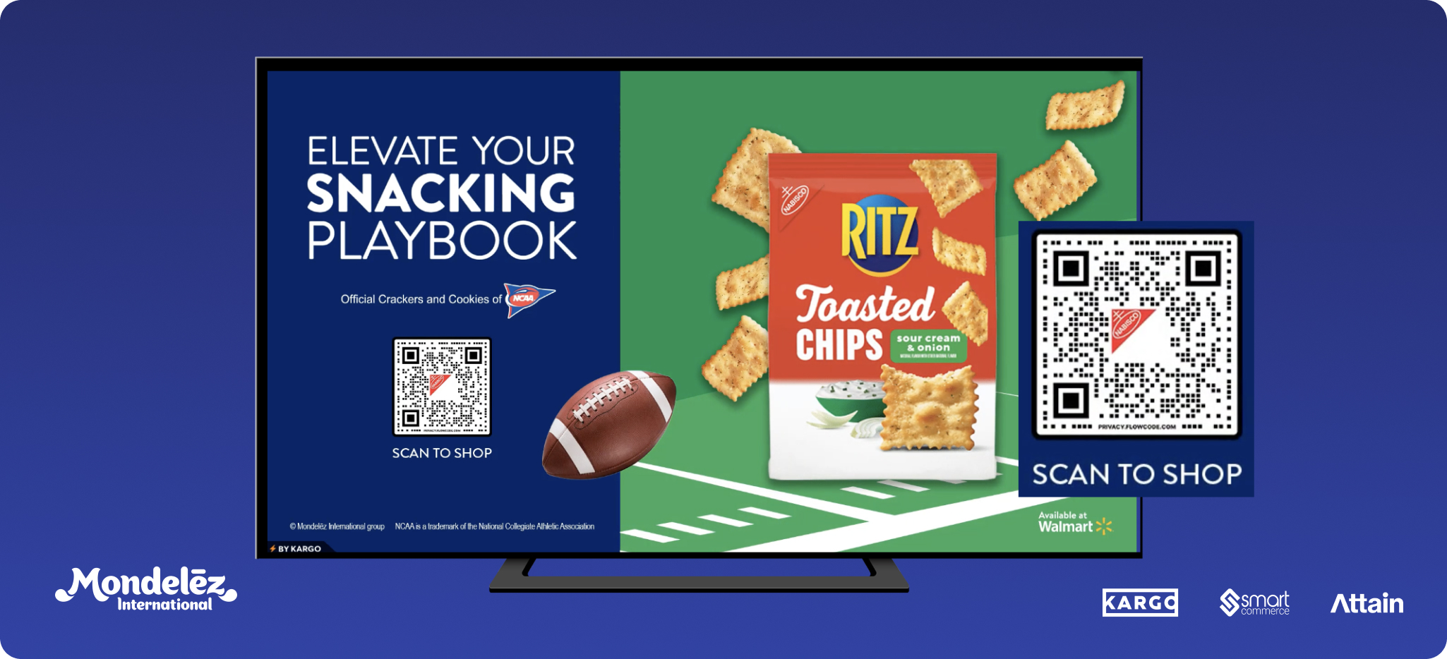 Mondelez Ritz Toasted Chips connected TV campaign