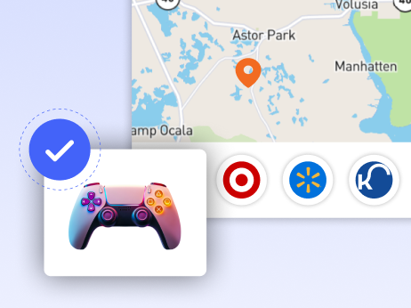 Location-aware recipe products routed to nearby retailers